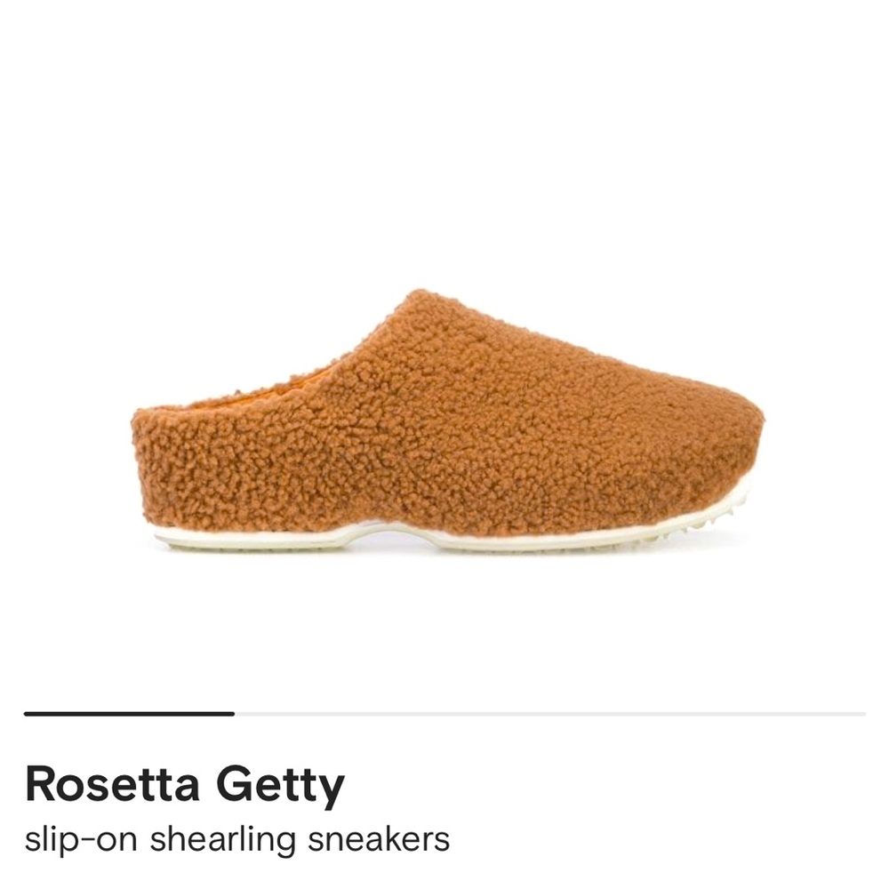 Rosetta Getty x ECCO collaboration Shearling Clogs